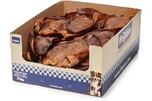 Frigera Orejas de Cerdo 30 Uds. 1260g – Snack Natural, sin Gluten ni Cereales, Placer de Masticación Prolongado