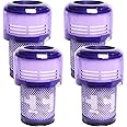 4-PACK Filter Replacements for Dyson V12 Detect Slim Cordless Vacuum and V12 Slim Vacuums - Comparable to Part 971517-01 (Excludes SV12 & V15 Vacuum Models)