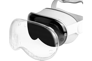 SOULWIT Étui de Protection en TPU Amélioré pour Apple Vision Pro- Protecteur d’Écran pour Casque VR, Accessoire Durable et Ajusté, sans Affecter les Scans de Suivi