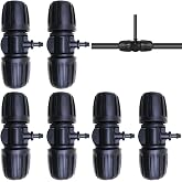 Drip Irrigation Connectors, CTRICALVER Barbed Tee Connectors Drip Irrigation, 1/2 Inch Irrigation Fittings, Reducing Tee Conn