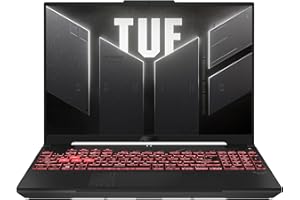 ASUS TUF Gaming A16-TUF607PV-QT023W 16 Pouces QHD+ 165Hz AMD Ryzen 9 7845HX Processeur, DDR5 16GB RAM, 1TB PCIe 4.0 NVMe SSD, NVIDIA GeForce RTX 4060 GPU 140w - Clavier AZERTY