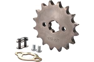 ‎GOOFIT GOOFIT 420 16 T 17mm Motorrad Motor Kettenritzel Kettenräder Ritzel kleines Kettenrad Ersatz für 50cc 70cc 90cc 110cc Motorcycle Dirtbike ATV Quad