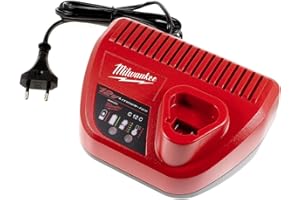Milwaukee M12- C12C - Cargador de baterías de Iones de Litio (12 V, 4932352000)