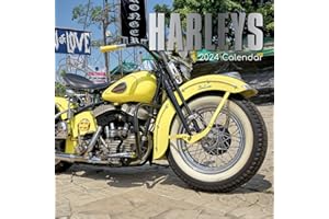 Harleys - Harley Davidson 2024 - 16-Monatskalender: Original The Gifted Stationery Co. Ltd [Mehrsprachig] [Kalender]