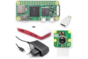 DB-TRONIC Raspberry Pi Zero 2 W Set fotocamera | Modulo fotocamera 3 | Alimentatore Micro USB da 12,5 W | Alloggiamento con 3 coperture | Adattatore Micro HDMI | Raspberry Pi Zero 2 W