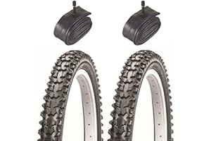 VANCOM 2 Bicycle Tyres Bike Tires - Mountain Bike - 26 x 1.95 - With Schrader Tubes