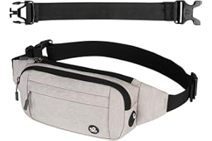 Waterfly Torebka nerka nerka nerka z regulowanym paskiem do uprawiania sportu biegania wędrówek biegania dziewczyn kobiet mężczyzn, BEŻOWY, S, Długi pasek w talii