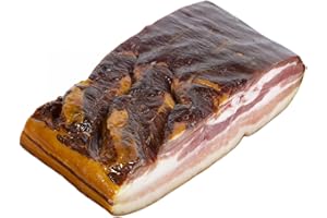 ‎SCHWARZWALD METZGEREI SCHAUFLER Schwarzwald Metzgerei – Schwarzwälder Bauchspeck am Stück 500gr mit herzhaft rauchigem Aroma – Speck vom Bauch ideal zum Vespern & Brotzeit - für Salate, Rührei, grüne Bohnen, Carbonara uvm.