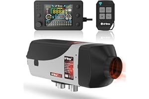 LF Bros 2kw Chauffage Diesel 12V, Chauffage D'air de Stationnement, avec écran LCD de Minuteur, pour Berline, Mini - Voiture, Camion, Fourgon, Pickup