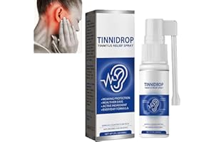 HAIYOX Tinnitus Relief Spray,Ear Decongestant,Ear Oil Drops,Ear Moisturiser,Tinitus Remedy,Ringing Ears,Ear Pain Relief for Tinnitus Improve Listening,Anti Cochlear Blockage Removal Spray,Tinnitus Ear Drops