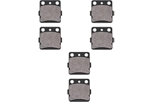 OuYi Pastillas de freno delanteras y tras eras de motocicleta Compatibles HONDA ATC 200 XD 1983/TRX 300 X9 2009/TRX 300 400 X 2009-2014 YAMAHA YFM 660 RN/RP/RR/RS Raptor 2001-2005