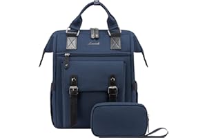 LOVEVOOK Plecak damski, wodoszczelny, plecak na laptopa o przekątnej, duży plecak szkolny z przyłączem USB do ładowania, do szkoły, pracy, na uczelnię, dla nauczycieli, biznesu, biura, czarny