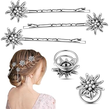 MERRYHAPY Haarschmuck Mit Schleife - Elegante Haarnetz-Spange Für Damen