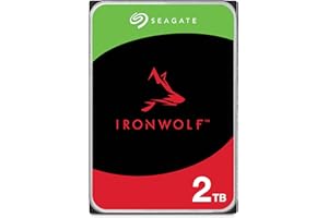 ‎SEAGATE Seagate IronWolf 2 TB, NAS Interne Festplatte HDD, 3.5 Zoll, 5400 U/Min, CMR, 64 MB Cache, SATA 6 GB/s, silber, inkl. Data Rescue Service (ST2000VNZ03)