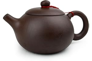 YXHUPOT Teiera cinese Gongfu cha Xishi Pot 210cc argilla viola ceramica Zini per tè sfuso (marrone scuro)