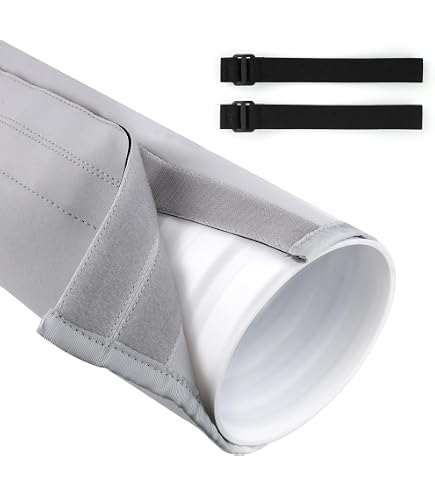 150*52cm Protection pour Tuyau Climatiseur, Housse Protection Pour T-uyau Évacuation C-limatiseur Mobile 5&5.9, Anti-poussière Et Lavable (Black) | Leroy Merlin