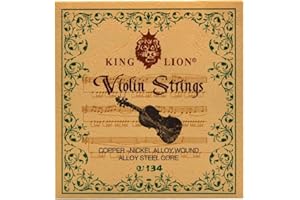 Juego de Cuerdas para Violín (G-D-A-E), Fansjoy Universal Núcleo de Acero Cuerdas para Violín 4/4 & 3/4