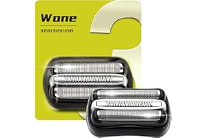 Wone 32B, Compatible with Braun Series 3 Replacement Shaver Heads, for 3040s, 3010s, 310s, 3000s, 3050cc, 3080s, 390cc, Compatible with Braun Series 3 Electric Shaver Replacement Head, Black