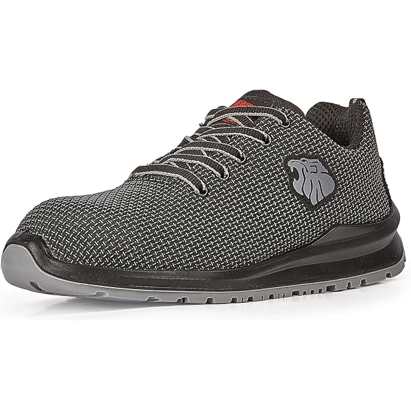 BICAP Scarpe Antinfortunistiche Uomo Donna Falcon S3 SRC Sacca Porta Scarpe Lavoro Pelle Idrorepellente Puntale Composito Suola Antiscivolo Lamina Antiperforazione Leggera Lavoro Logistica Industria