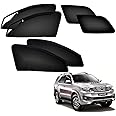 Kozdiko Zipper Magnetic Car Sunshades Curtain Set of 6 Pcs Black Color for Toyota Old Fortuner(2008-2016)