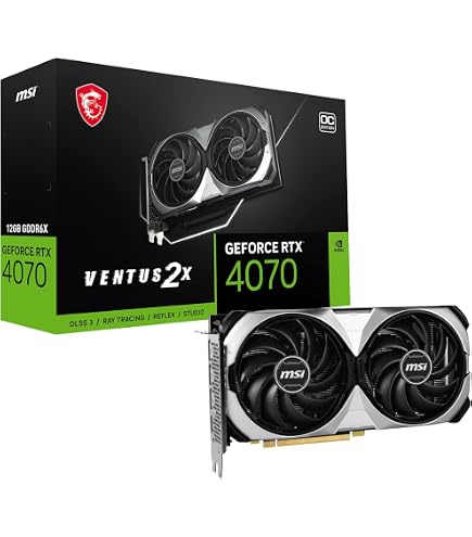MSI Gaming RTX 4070 Super 12G Ventus 3X OC Graphics Card (NVIDIA
