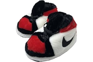 DESCONOCIDO iPantuflas | Zapatillas Casa de Sneakers Air Jordan 1 Unisex Hombre Mujer | Talla única 35-43 | Pantuflas Originales para Regalar | Zapatillas de Invierno Divertidas Calentitas para el hogar