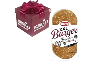 PAULNALA DEIN XXL ONLINESHOP Harry XXL Burger Brötchen 4 Stück, 300 g inkl. Überraschungsgeschenk von Paulnala.de (1)