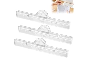 TAIPINTEE 3 Pinces Fournitures de Document Bureau Magnétiques, 20cm Pince à Dessin Document Multi-Fonctions, Papier Pinces à Limes, pour Papier, Pochette Rangement, Porte Document, Feuille Aimantée