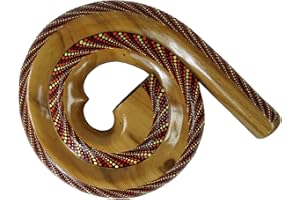 ‎GURU SHOP GURU SHOP Rundes Didgeridoo (Holz) - Modell 3, 28x30x4 cm