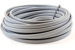 Ali's DIY 6 mm Twin and Earth 6242Y Flat Grey Electric Cable - 1 metre Cut Length