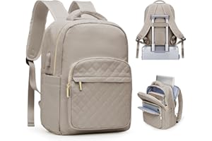 BOXSAM Zaino Donna, Zaino Scuola Casual Daypack Backpack Moda, Borse a Zainetto Impermeabile Elegante,Zaino Lavoro per Scuola Viaggio Lavoro Shopping