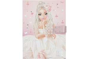 Depesche 13609 TOPModel Ballet - Tagebuch mit Zahlen-Code und Sound, Buch mit 80 linierten und bunt illustrierten Seiten