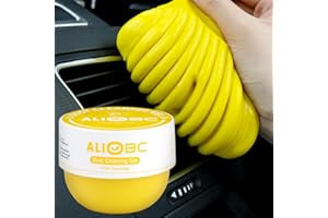 ALIOBC 250g Gel Detergente per Auto, Kit di Pulizia Auto Gel, per Presa d'Aria Automatica, Detergente per Tastiere e Fotocamere