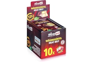 ‎THERMOPAD Thermopad Wärmegürtel GR. S-XL (Stretch/Klett) – Das Original: 3 Wärmegürtel für 12 Stunden I Wärmegurt aus extra warmen Wärmepads – Rückenwärmer