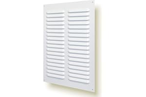 NORDBORN 20 x 30cm Rejilla de ventilación metálica con Red para protección contra Insectos