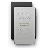 reMarkable Paper Pro Move with Marker Plus and Book Folio Leather Black | Ultra Portable 7.3" Color Tablet with Reading Light