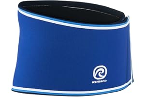 Rehband RX Original Back Support, Ceinture Lombaire en néoprène 7mm, Soutien Puissant et Grande stabilité pour Le Bas du Dos, Soutien pour l'haltérophilie et Le Fitness