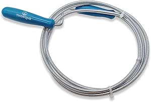 Sonda Sturatubi Elettrica 5m - Diametro 12mm, Con 8 Accessori Per Scarichi