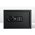 Equal 20L SecureLite Safe Locker for Home | Economic Electronic Safe Locker with Programmable Pincode Access and Mechanical Emergency Key | 3 Years Limited Warranty | 20 Liter - Black