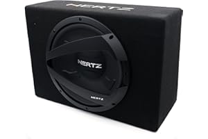 Hertz DBX 30.3 – Bassreflex-Subwoofer 300 mm im Gehäuse, abgestimmt für Tiefe und dynamische Bässe, 1000W max