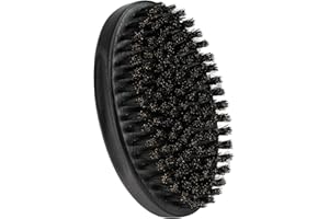 DORART HOME Brosse Barbe Homme, Peigne à Barbe avec Poils de Sanglier Naturels Beard Brush en Bois de Chêne Accessoire pour Entretien Soins Barbe Cheveux Cadeau pour Homme Sleek Look Moyenne/Epaisse Barbe