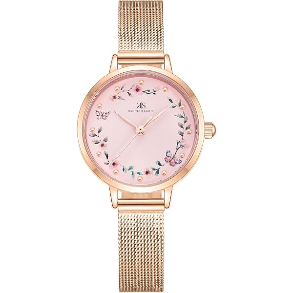 Bulova Crystal Analog Mother of Pearl Dial Women display picture 2