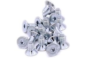 SINGULARITY SUPPLIES M5 (5mm x 10mm) Hex Socket Countersunk Machine Screw (Bolt) - Steel (Pack of 20)