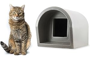 The Original Mr Snugs KatDen® Outdoor Cat Kennel/Shelter - Dark Grey - Kennel Only