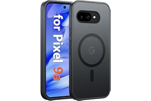 FNTCASE Etui na telefon komórkowy Google Pixel 9a: magnetyczne, półprzezroczyste, matowe, odporne na uderzenia, smukłe etui na telefon komórkowy – klasa wojskowa, zabezpieczenie przed upadkiem, twarde