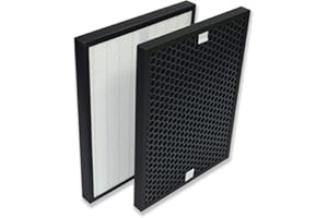 PUREBURG HPA710WE Lot de filtres de rechange compatibles avec purificateur d'air Honeywell HRF-Q710E HRF-L710E, H13 HEPA charbon actif