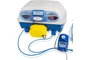 Borotto Real 24 Incubator, Fully Automatic Egg Turn for 24 Eggs or 96 Small Eggs, with Humidifier, Universal for Various Eggs, Fully Automatic Incubator Chickens and Much More