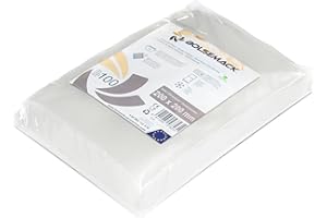 ‎BOLSEMACK BOLSEMACK Vakuumierbeutel 20x20cm - Vakuumbeutel 100 Stück für alle Vakuumierer & Lebensmittel Vakuumiergerät - Vacuum bags sehr stark & reißfest - Vakuumbeutel lebensmittel BPA-frei