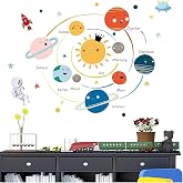 Bolivia's Planets Wall Stickers, Wall Stickers for Kids, Solar System Wall, Removable Wall Stickers, P