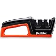 SHARPAL 206N 3-in-1 Kitchen Chef Knife and Scissors Sharpener, Sharpening Tool for Straight and Serrated Knives, Repair and Hone Blades, Fast Sharpen Scissor